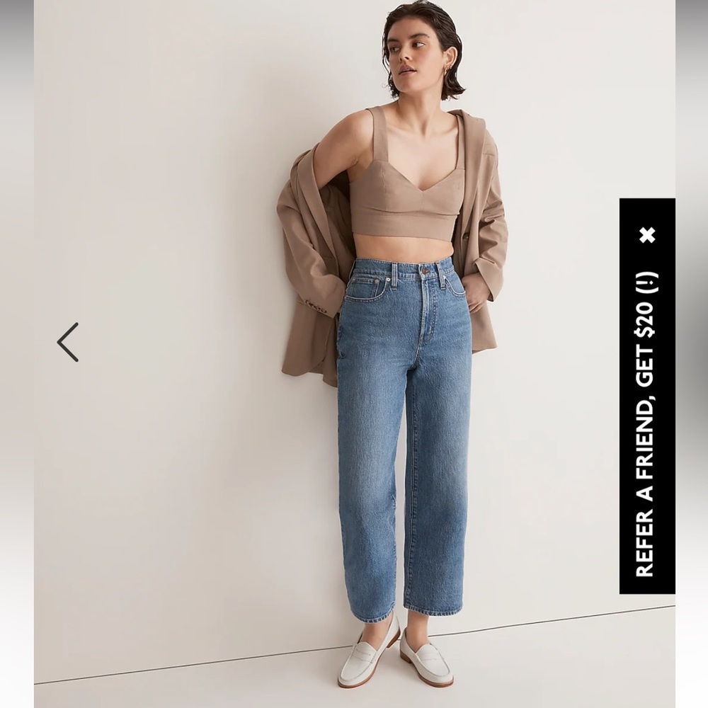 Madewell The Perfect Vintage Wide Leg Crop Jean 23P